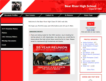 Tablet Screenshot of bearriver63.com